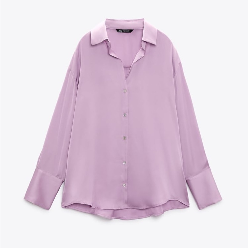 SATIN EFFECT SHIRT